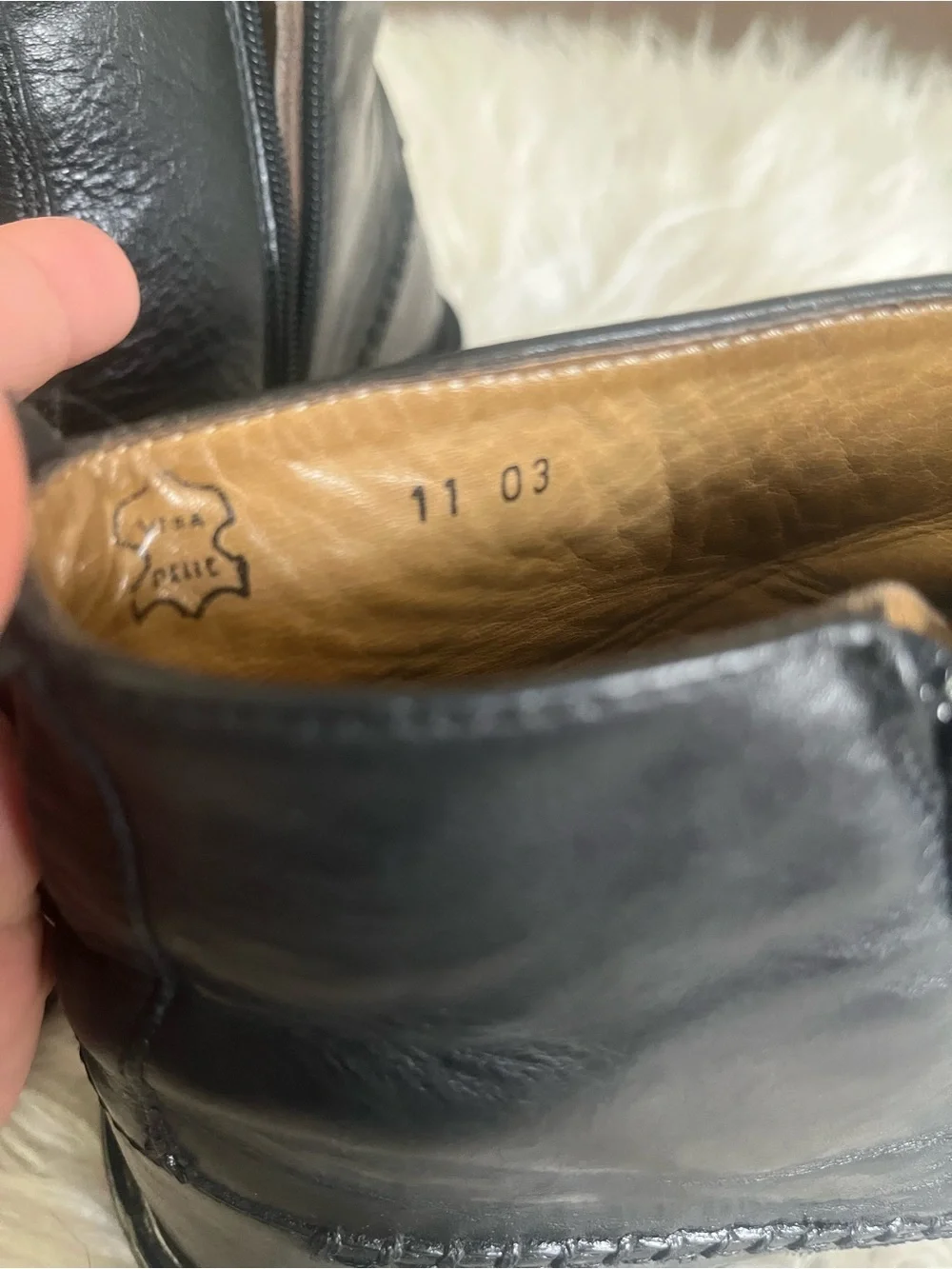 Mark Nason Black Leather Chukka Boots with Side Zip